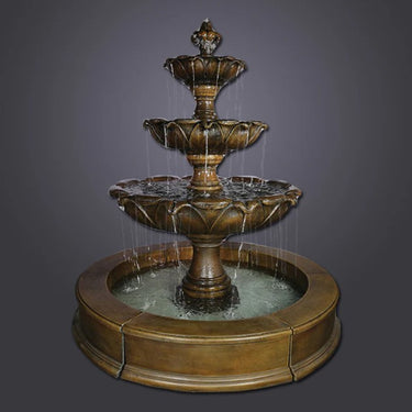 Giannini Garden Gardenia Three Tier Easy Pond Fountain